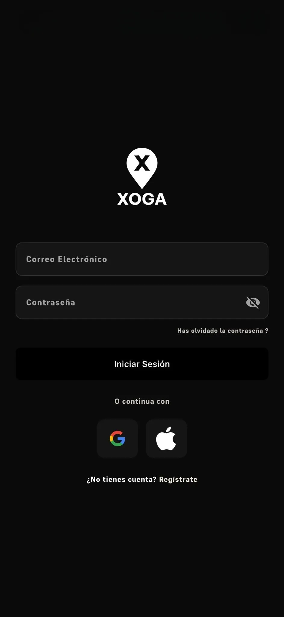 Lista de partidos y torneos en XOGA